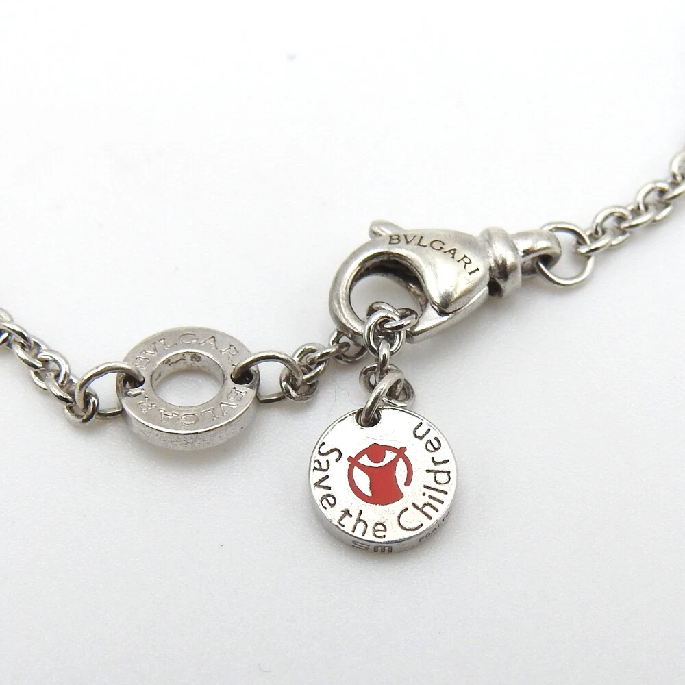 Genuine] BVLGARI B-ZERO1 Save the Children Bracelet Sterling