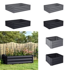 Heavy Duty Garden Raised Beds Vegetable Herbs Galvanised Elevated Planter Box UK