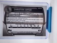 2023 Bowman Draft - Chrome Refractor #BDC-82 Christian Oppor (RC)
