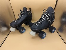 Cobra Black Roller Derby Skates with Power Formula Speed Wheels Mens Size 6