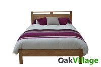 Bloomsbury Oak 4ft 6 Double Bed / Queen Size Bed / Shaker Bed Frame / Brand Bloomsbury Oak 4ft 6 Double Bed / Queen Size Bed / Shaker Bed Frame / Brand