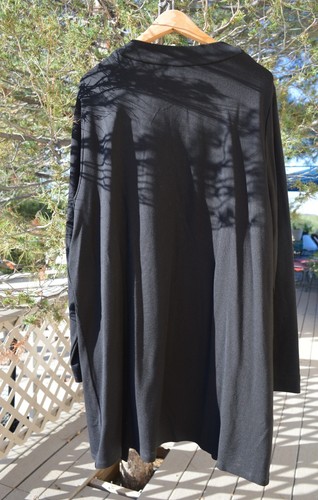 Gently Worn Women's Ruby Ribbon Ponte Wrap Jacket w Belt Black Size XXL #1447 - Picture 10 of 17
