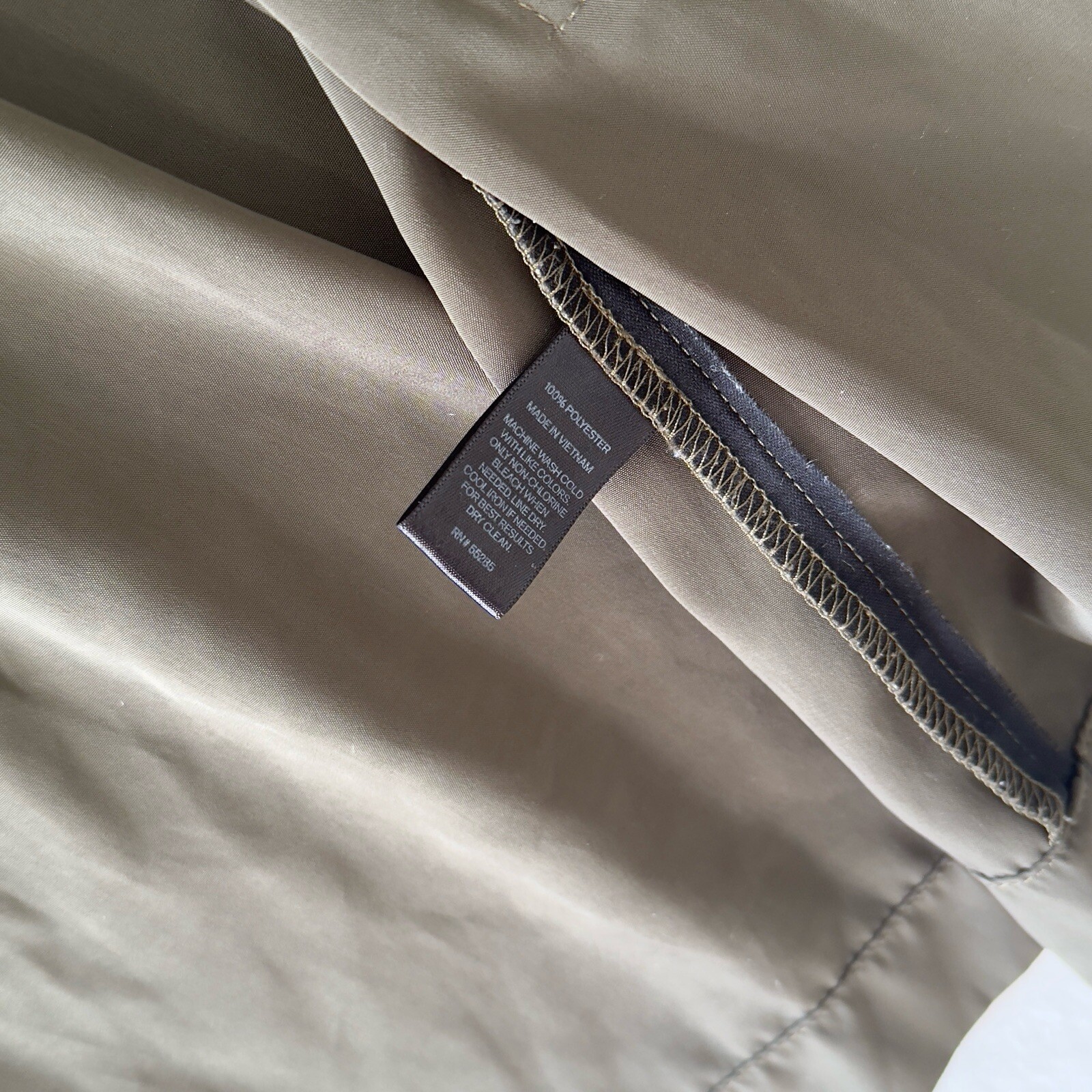 Express Olive Green button down long cardigan - S… - image 7