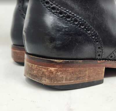 Cole Haan Liam Wingtip Leather Chukka Ankle Boots Mens Size 11 M Black C11052 Cole Haan Liam Wingtip Leather Chukka Ankle Boots Mens Size  main image 2