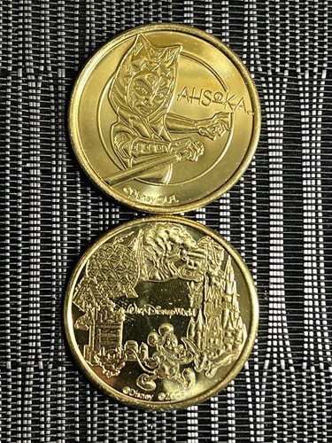 WALT DISNEY WORLD 2025 & 2024 GOLD/BRONZE COINS MEDALLIONS MICKEY MINNIE - Picture 2 of 120