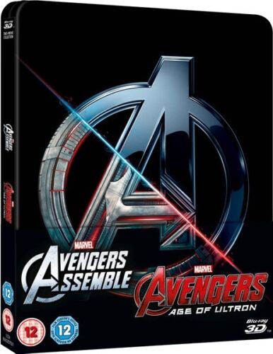 Marvel Avengers Assemble & Age of Ultron 3D Blu-Ray Steel book RARE (Sealed) - Picture 2 of 3