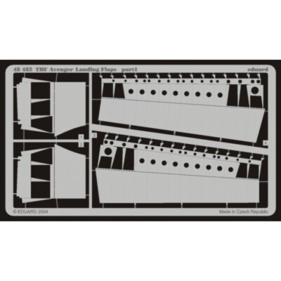 MW22 EDUARD 48482 TBF LANDING FLAPS 1/48 PE SET for ACCURATE MINIATURES