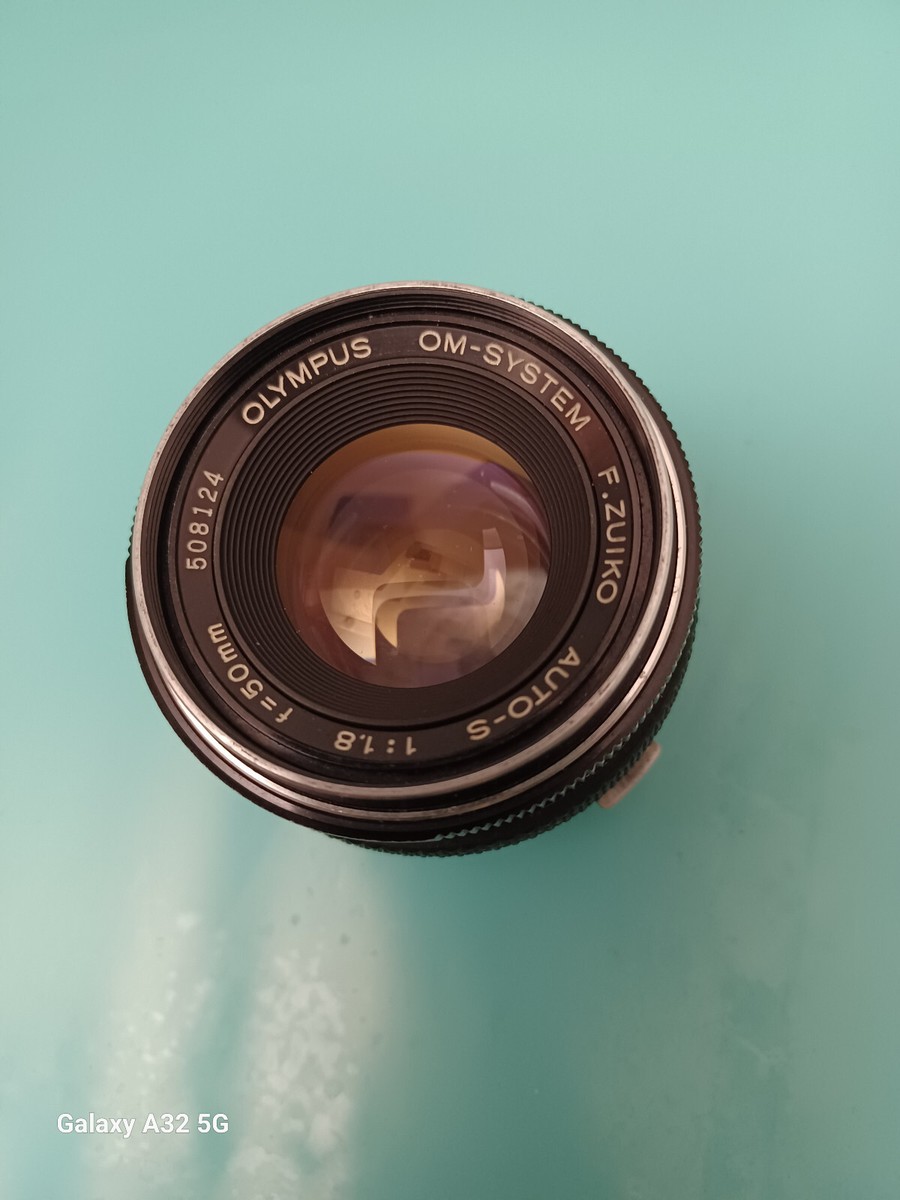 F. Zuiko auto-s 1:1.8 f=50 mm. lens for Olympus Om-system camera