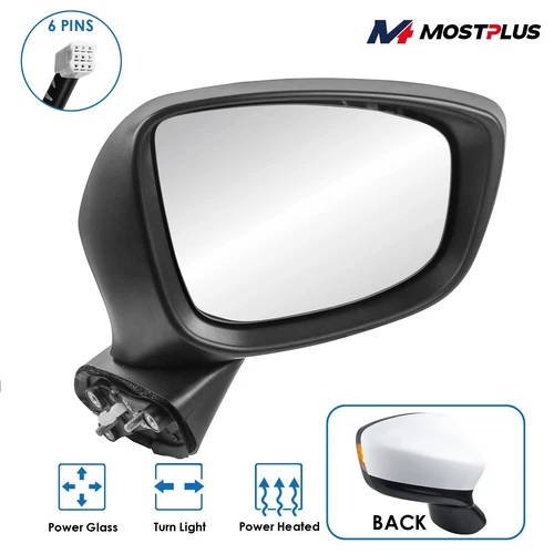 1PC Passenger Side Power Heated Mirror w/ Turn Signal For 2013-2014 MAZDA CX-5