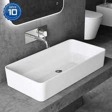 doporro Design Mineralguss Aufsatzwaschbecken Gussmarmor Waschtisch Col102 NEU