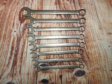 Snap-On 8pc Metric OEXM 12pt Combination Wrench Set 11-17mm plus 19mm