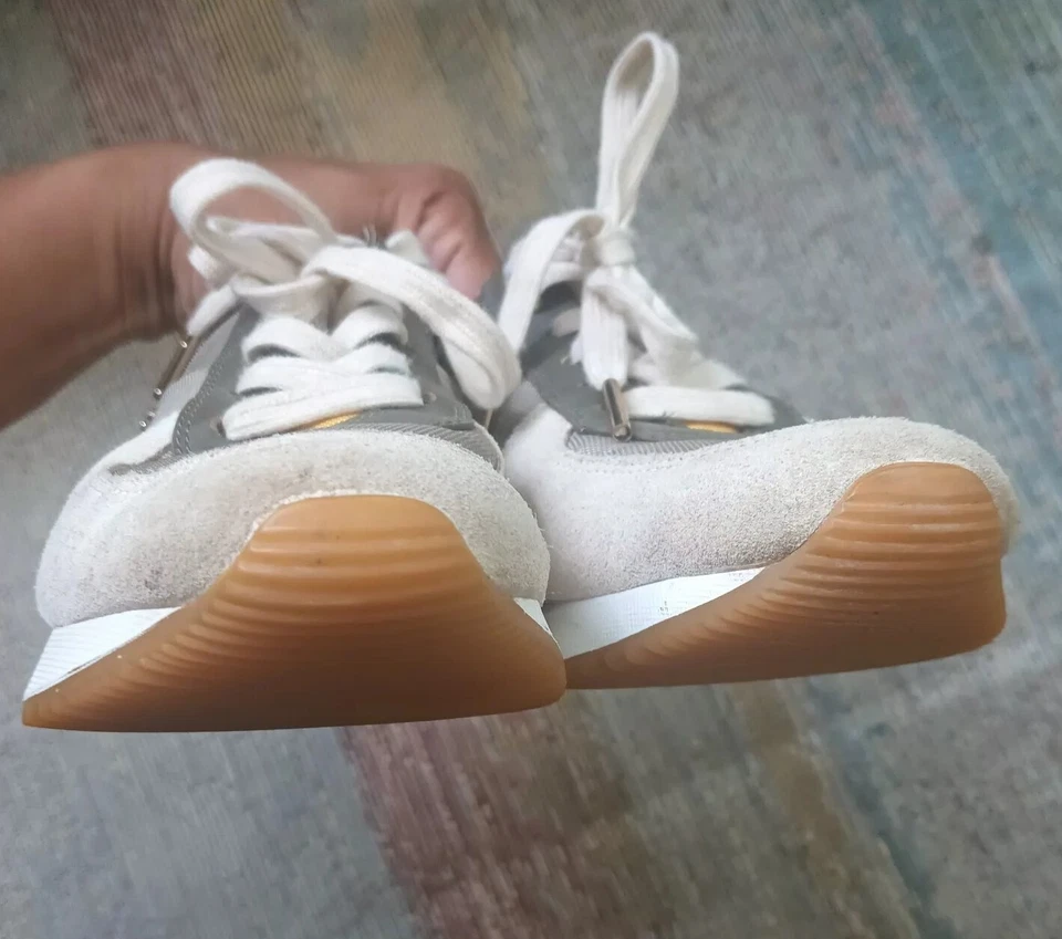 Michael Kors Allie Trainer Green Tan Yellow Shoes Women's Size 7 - Image 4 of 4