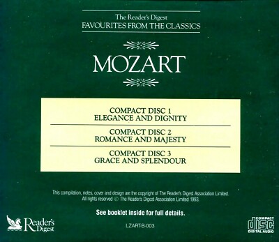 The Reader's Digest Favourites From The Classics - Mozart (3 × CD