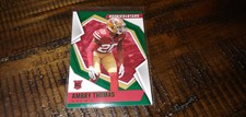 237: Ambry Thomas 196 ROOKIE GREEN PARALLEL Panini Rookies & Stars Football Card