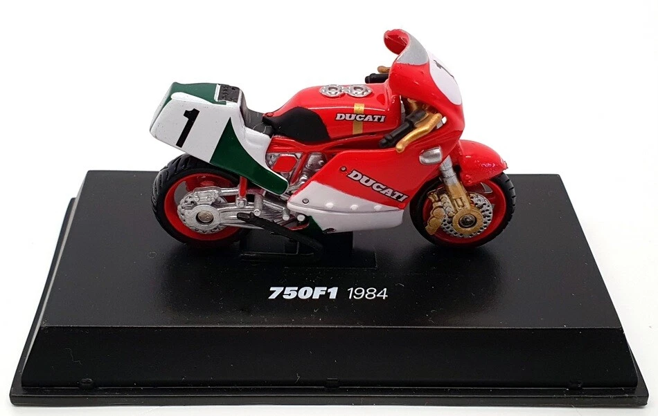 Newray 1/32 Scale 06036 - 1984 Ducati 750F1 Motorcycle - Red/Green - Image 4 of 4