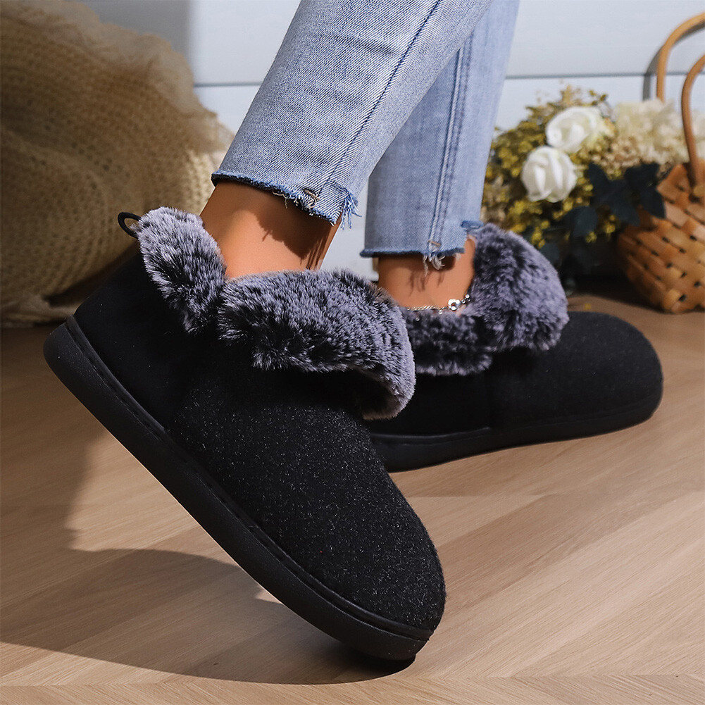 SAOLA Scarpe da casa donna antiscivolo memory foam scarpe antiscivolo interno esterno suola gomma