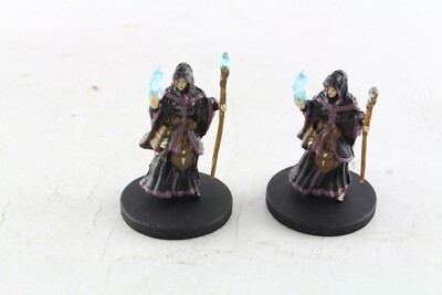 D&D Miniatures Monster Menagerie 2 21 Human Wizard x 2