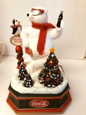 Coca Cola 1994 Animation Collection North Pole Polar Bear | eBay