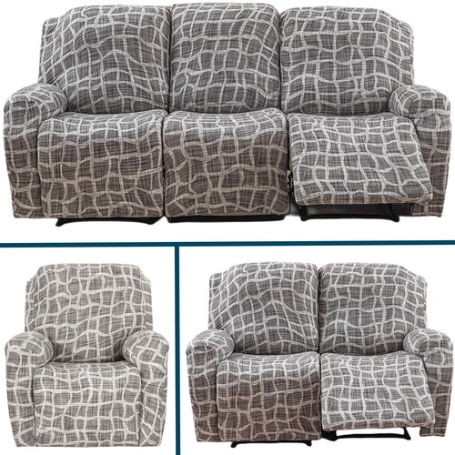 Elastic Recliner Chair Sofa Covers 1/2/3 Seater Washable Sofa Covers Full Cover - Picture 16 of 40