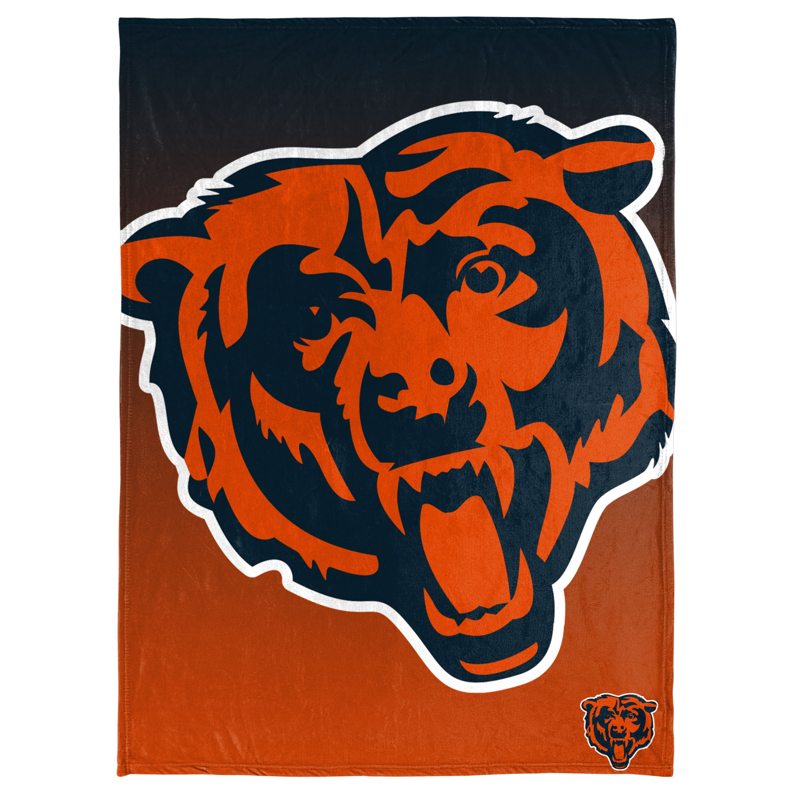 Покрывало FOCO NFL Chicago Bears Gradient Micro Raschel, 50 x 60