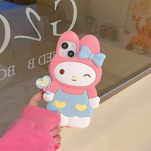 3D cute shockproof Phone case Kuromi for iPhone 16 15 Pro Max 14 13 12 11 XR - 第 10/17 張圖片