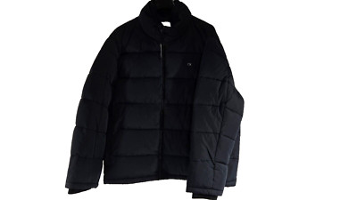 Calvin Klein Wind & Water Resistant Full Zip Men's Winter Coat XXXL Navy Blue