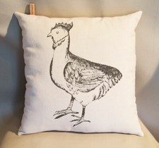 Chicken Farmhouse Rustic Pillows Country Home Decor Pillows handmade by artisan