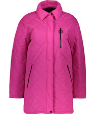 Avec Les Filles Womens Pink Quilted Water Resistant Puff Coat Size Xs/s