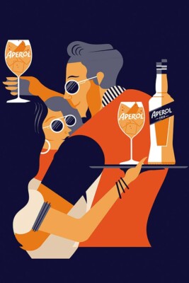Vintage Aperitif Aperol Spritz Print Poster Poster Poster Advertising 