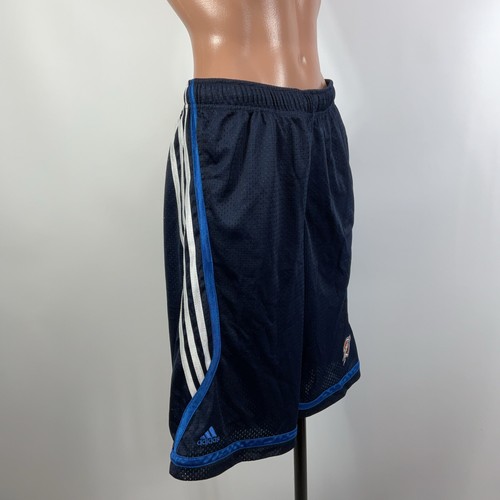 Adidas Kids XL 18-20 Blue 2013 OKC Oklahoma City Thunder Basketball Shorts - Picture 5 of 10