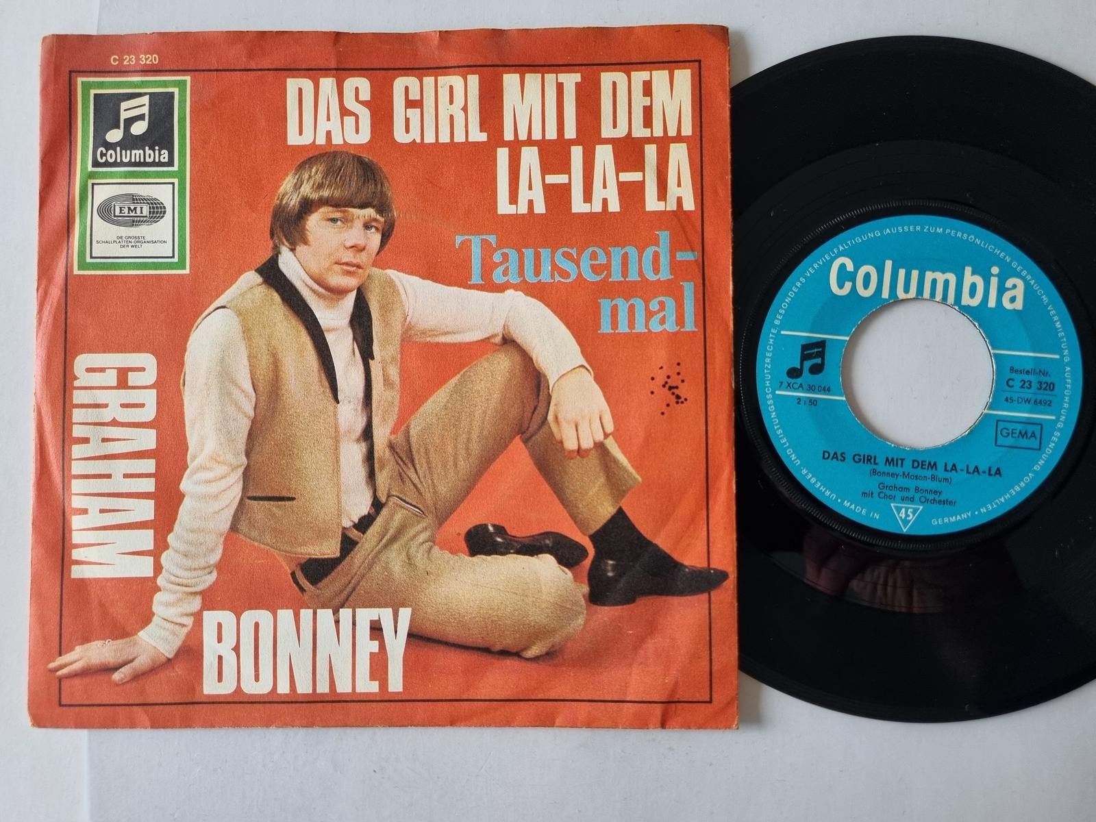Graham Bonney - Das Girl Mit Dem La-La-La 7'' Vinyl Germany