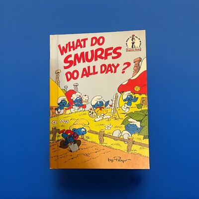 Vintage SMURFS  Book