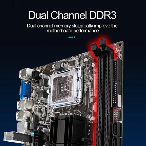 Desktop Motherboard Intel G41 Chipset Socket LGA 775 Mainboard SATA2.0 Port DDR3 - Imagen 3 de 10