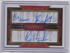 2014-15 PANINI ANTHOLOGY CLEAR CHOICES DUAL AUTOS MATT PUEMPEL & BO HORVAT /199