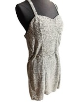 Madden NYC Juniors Bra Cup Dress Gray Size L (11-13) NEW With BELT