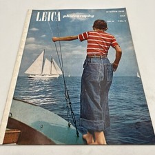 LEICA PHOTOGRAPHY Magazine Summer 1949 VG Condition