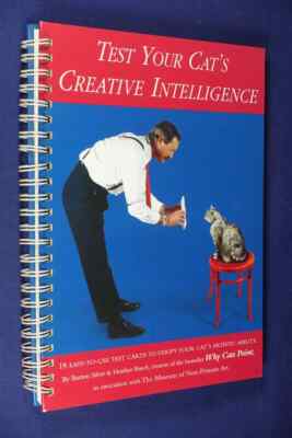 TEST YOUR CAT'S CREATIVE INTELLIGENCE Burton Silver CAT BOOK