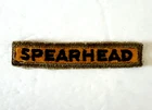 Vintage WW2 US Army Military Armored Division SPEARHEAD Patch SSI Insignia