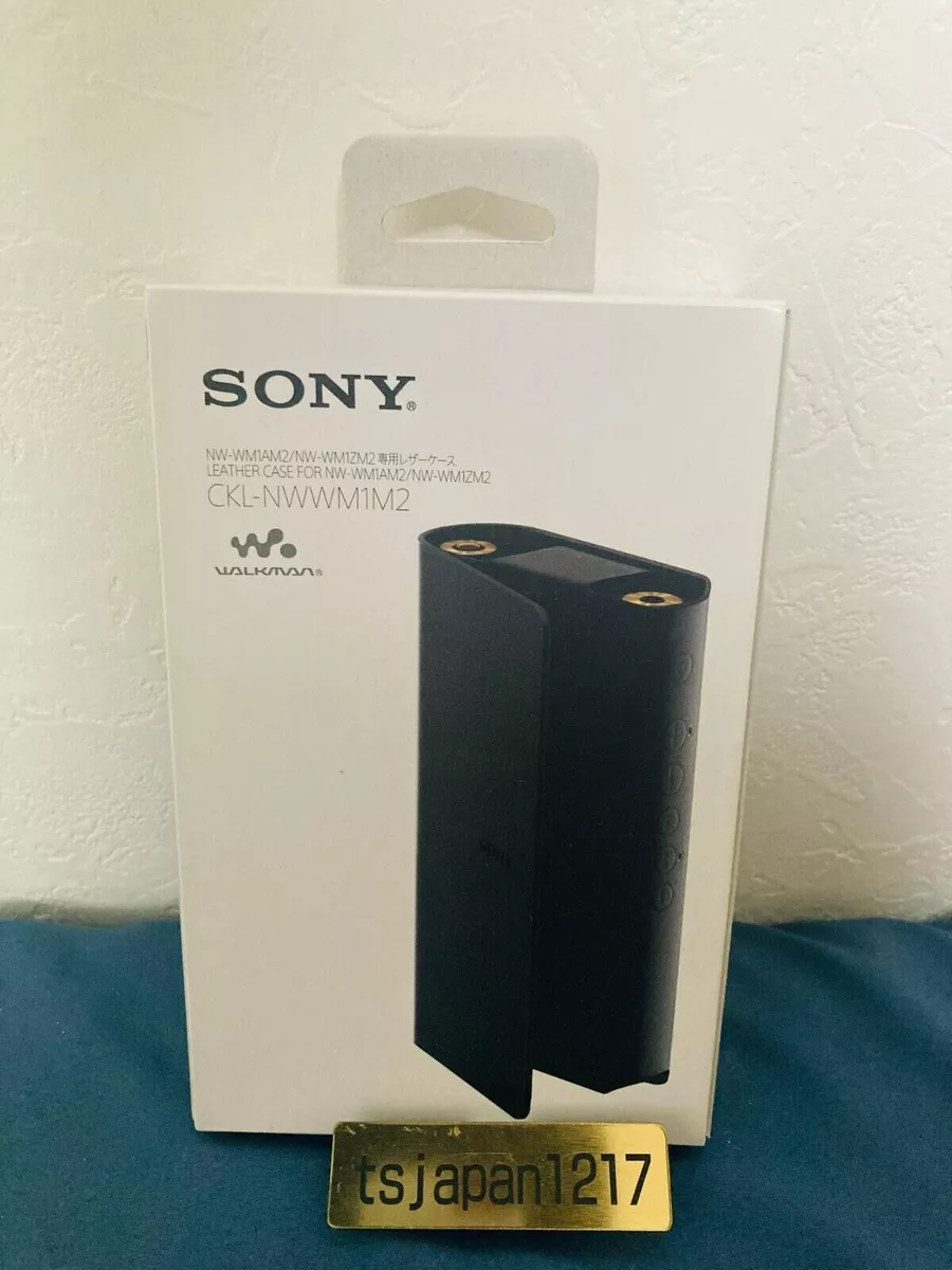 SONY WALKMAN NW-WM1ZM2 / NW-WM1AM2 Exclusive Leather Case Black