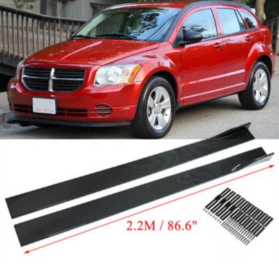 2007-2012 Dodge Caliber Side Skirts Rocker Panel Lip Splitter For Dodge ...