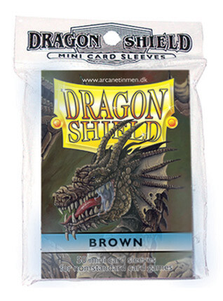DRAGON SHIELD Proteggi carte mini pacchetto da 50 bustine Brown
