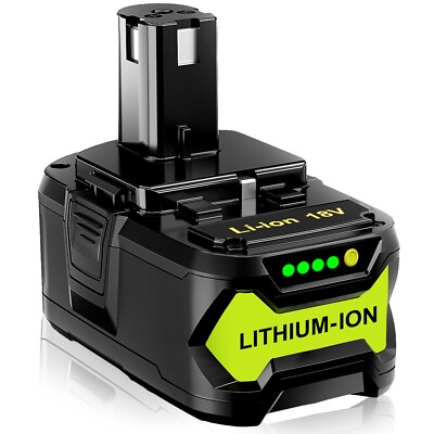 18V High Capacity 8 Ah Lithium-Ion Battery for RYOBI 18Volt P108 +Plus P107 P109