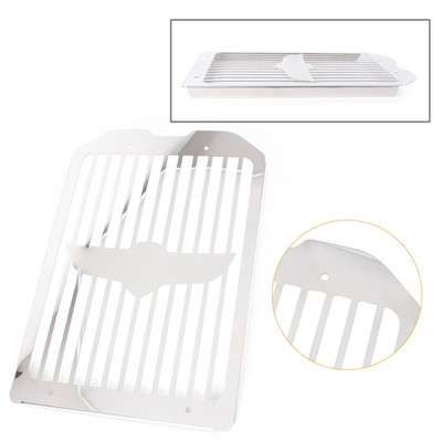Edelstahl-Kühlergrill Schutz für 2002-08 Kawasaki Vulcan 1500 Meanstreak VN1500
