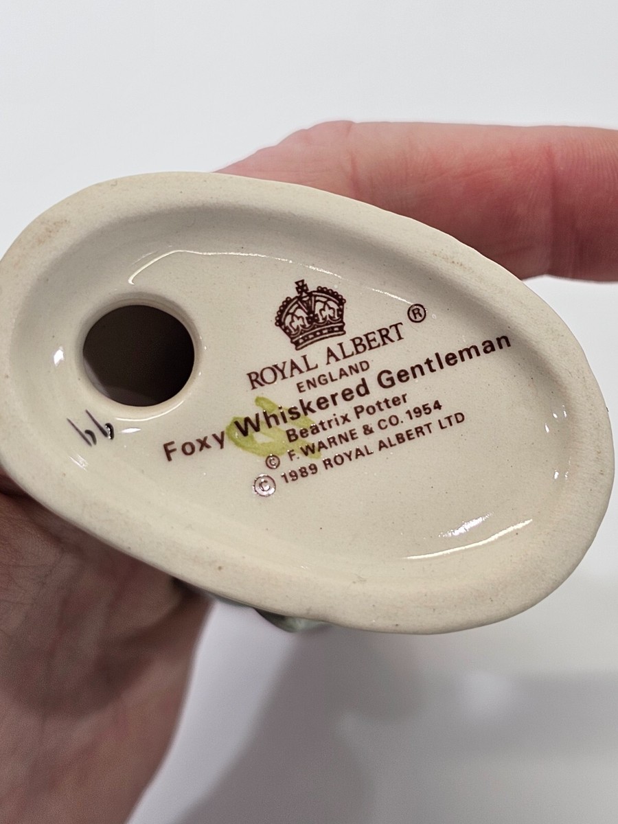 ロイヤルアルバート Foxy WhiskeredGentleman フィギュリン Royal Albert Foxy Whiskered Gentleman – Beatrix Potter