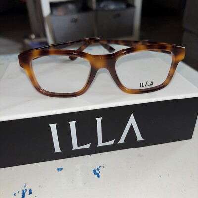 ILLA EYEGLASSES FRAMES ONLY/ CORRADO 51/19/135 BROWN TORTOISE