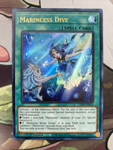 Fish Sonar Yugioh Card - LED9-EN020 Ultra Rare 1st Edition