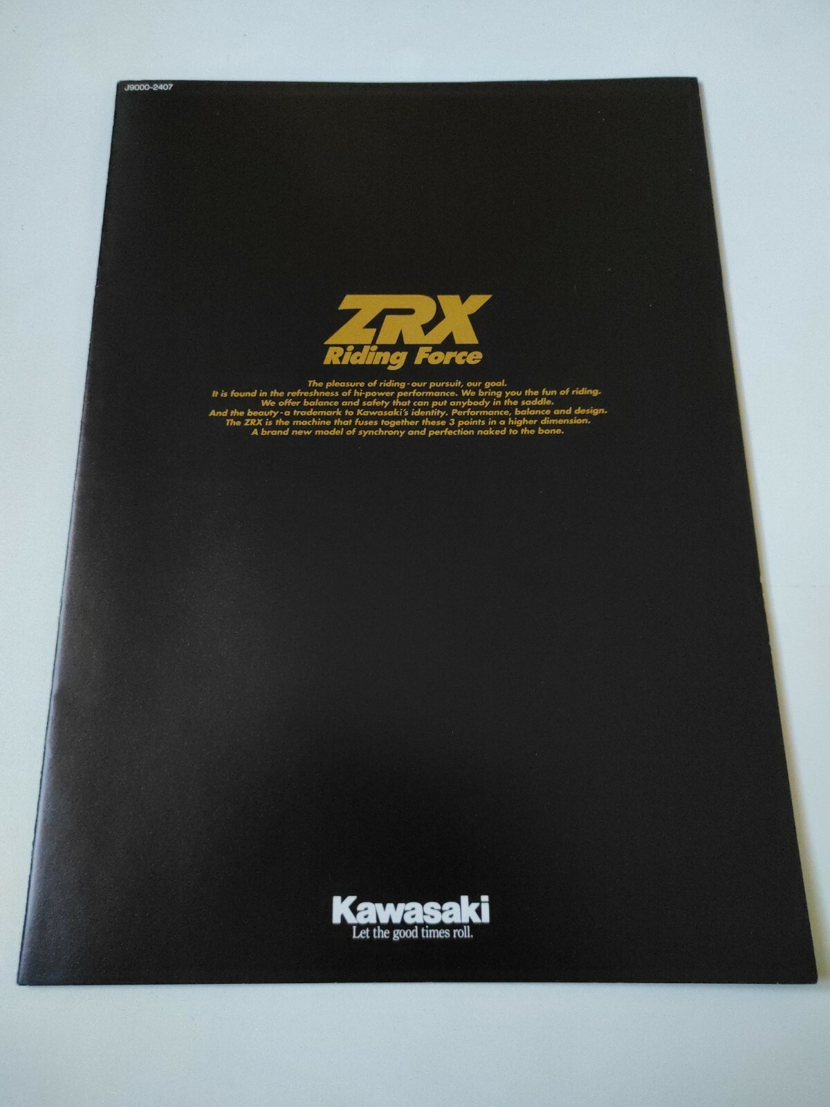 Prospectus Kawasaki ZRX 400 2002 : brochure originale et guide moto