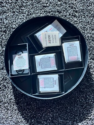 Zippo FULL 4 lighter set Vintage D-Day Normandy Allied Heroes