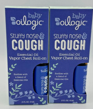 Baby Oilogic Stuffy Nose Cough Safe Essential Oil Vapor Bath lot of 2 GS430