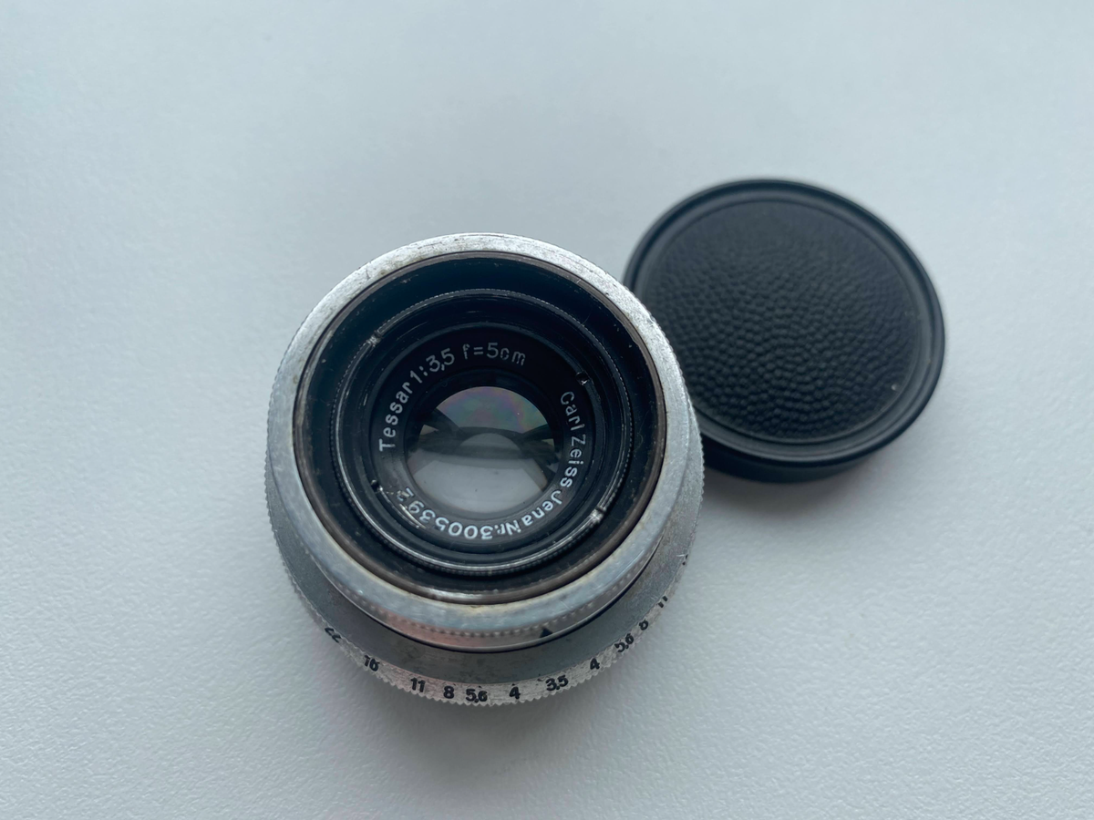 Carl Ziess Jena Tessar 5cm F3.5 T エキザクタ Tessar 5cm f3.5 Carl